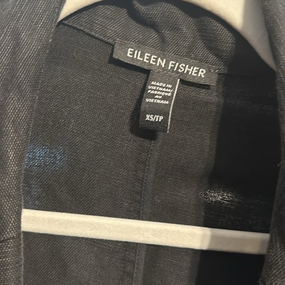Eileen Fisher Black Open Blazer - Picture 4 of 5